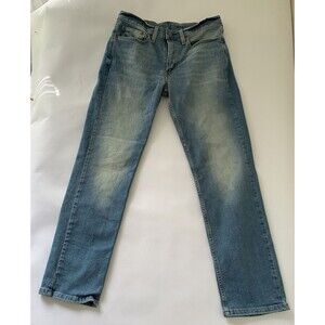 Levis 514 Jeans Men 31X32 Straight Blue Denim Stretch Casual Streetwear Normcore